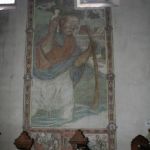 Der Christopherus vor der Weißer Rheinfront, der sich dem Eingang gegenüber befindet, wurde von Anna M´barek (Tochter von Elmar Hillebrand) geschaffen. (Foto: Thomas Felshart)