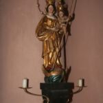 Barockskulptur "Mutter Gottes auf der Mondsichel" aus dem 18. Jh.