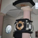 Spätbarocke Kanzel aus der ehemaligen Kölner Seminarkirche St. Johannes Evangelist.