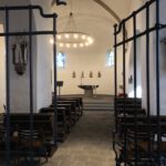 Blick durch den geöffneten Lettner in den Kirchenraum (Foto: Peter Nüsser)