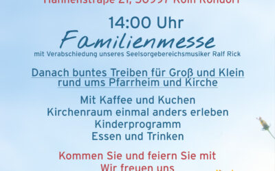 Ein­la­dung zum Pfarr­fest nach Rondorf