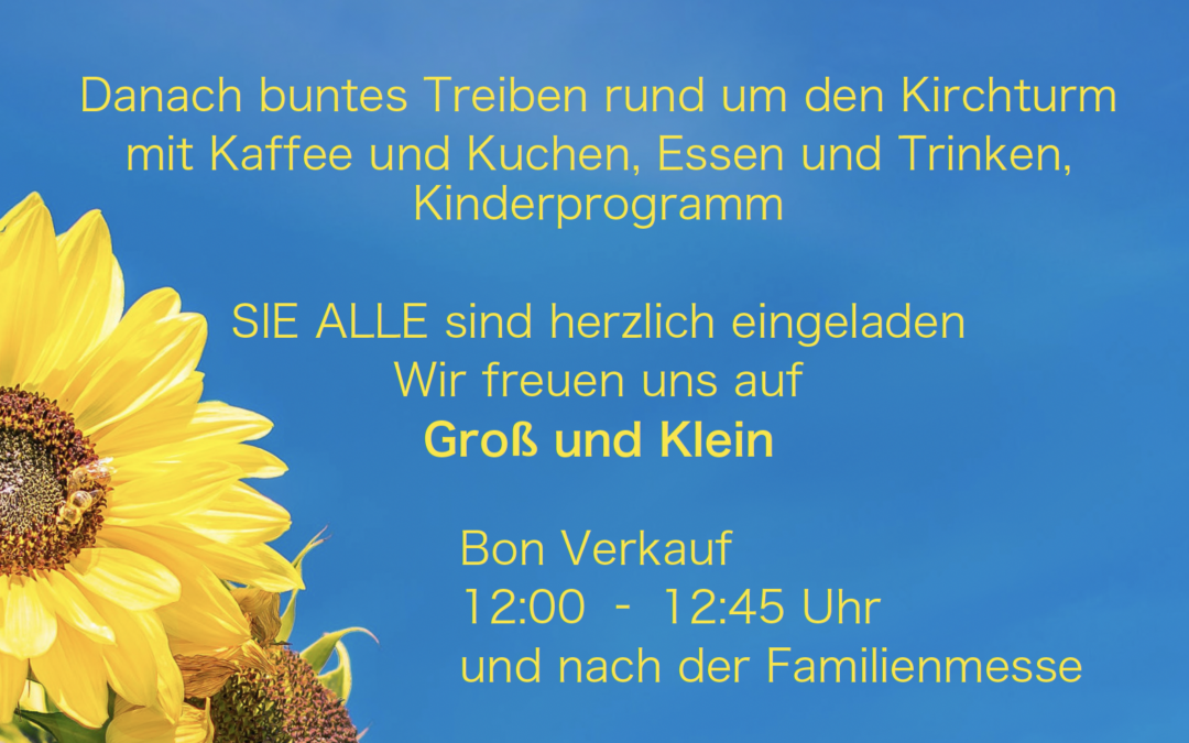 Ein­la­dung zum Pfarr­fest nach Rondorf