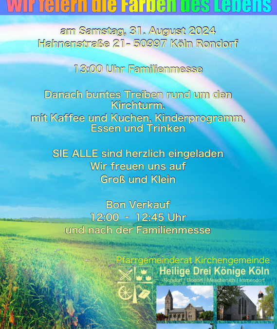 Einladung zum Pfarrfest nach Rondorf