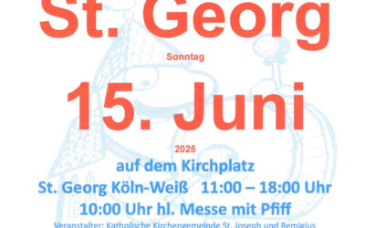 Ein­la­dung zum Pfarr­fest St. Georg am 15. Juni&nbsp;2025
