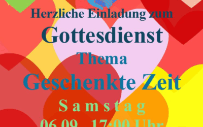 “Geschenkte Zeit” in St. Remigius – AllMi-Gottesdienst mit Café Gloria – Sa, 6. September 2025 17 Uhr