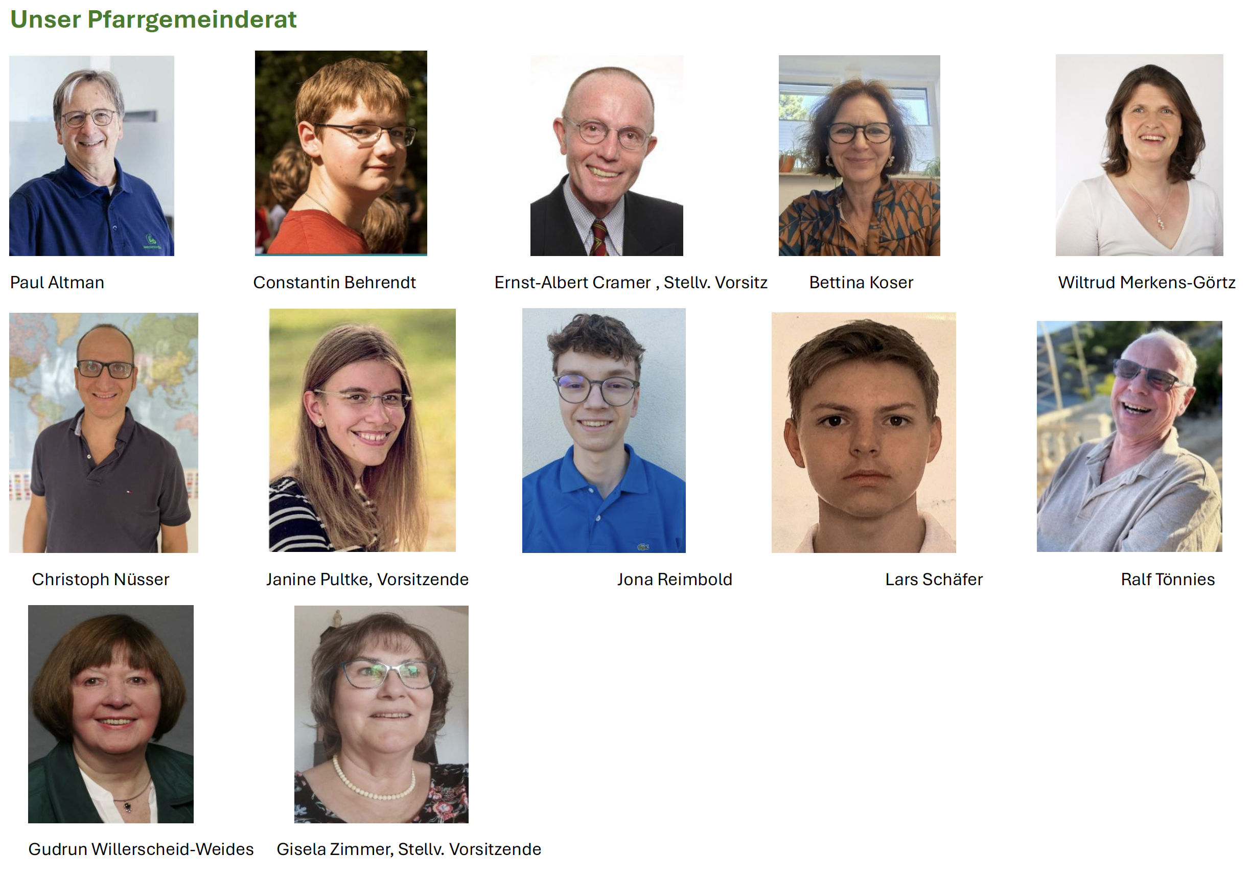 Der neue Pfarr­ge­mein­de­rat ist gewählt!