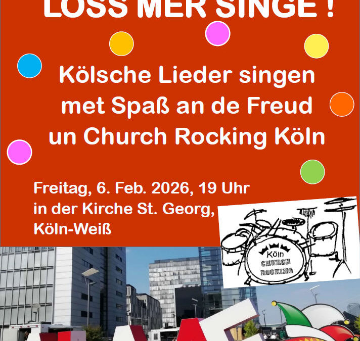 Kumm, loss mer&nbsp;singe