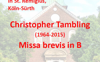125 Jah­re Kir­chen­chor St. Remi­gi­us – Fest­mes­se zu Pfingsten