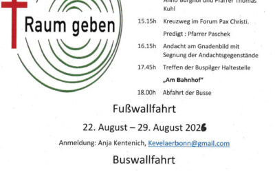 Fuss­wall­fahrt nach Kevelaer