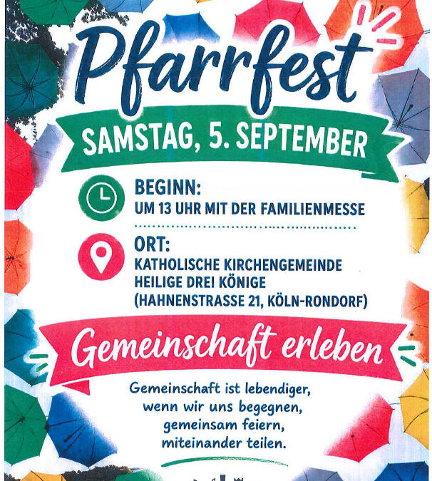 Pfarr­fest in Rondorf