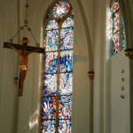 Restauriertes Altarkreuz