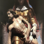 Pietá im Vorraum der Kirche